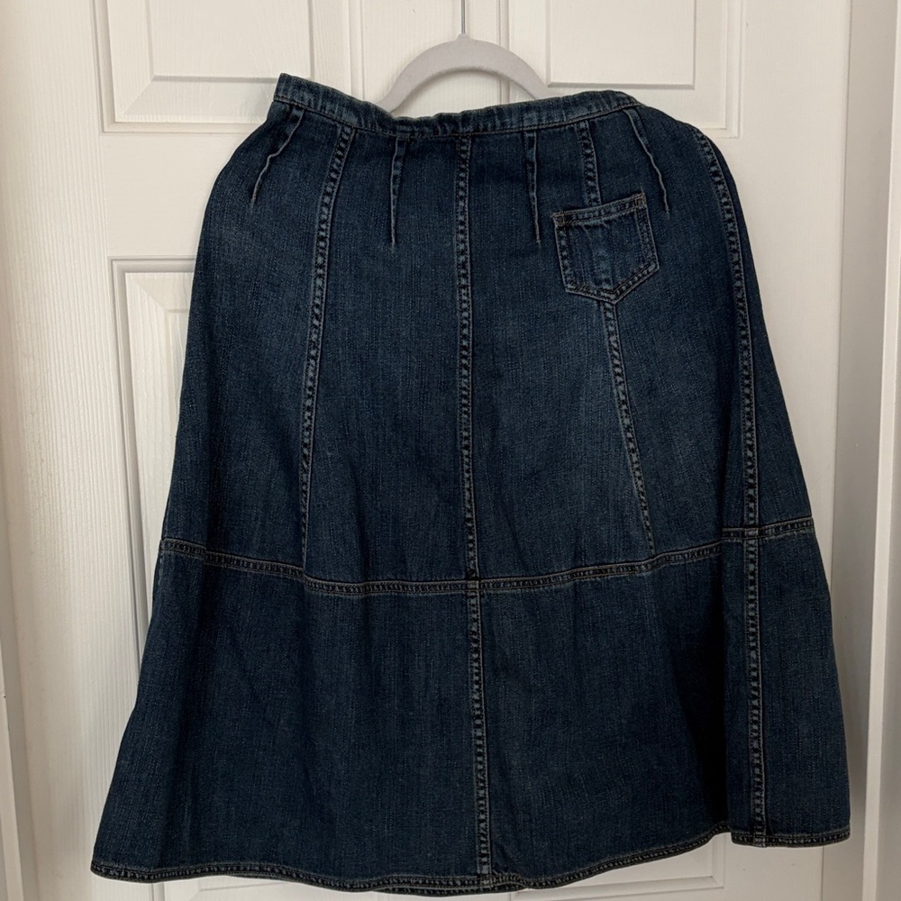 HOLDING HORSES Dark Blue A-Line Skirt